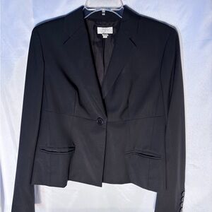 LOFT Black Women's Single-Button Tailored Blazer